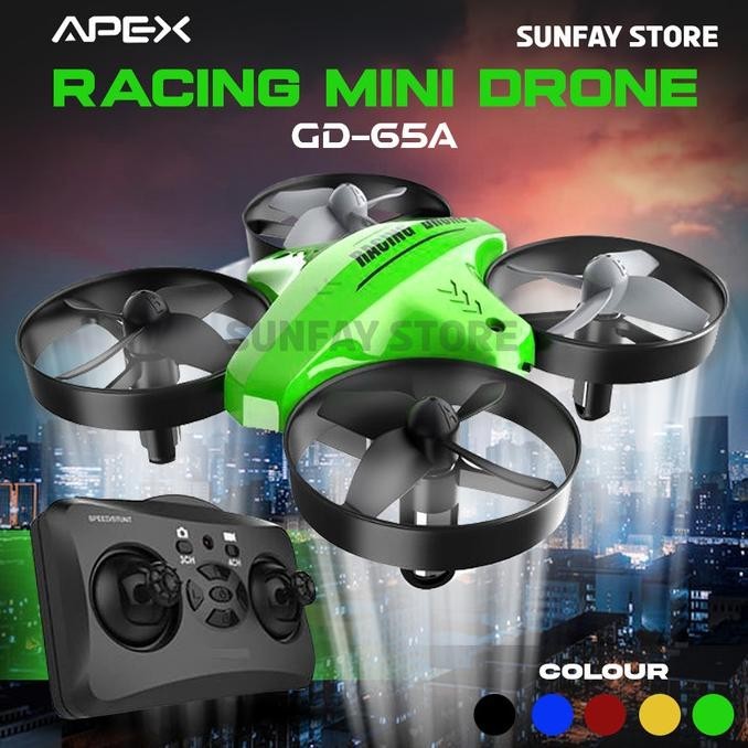 Drone Apex Mini Racing Drone, Quadcopter Drone Mini - Gd-65A Murah