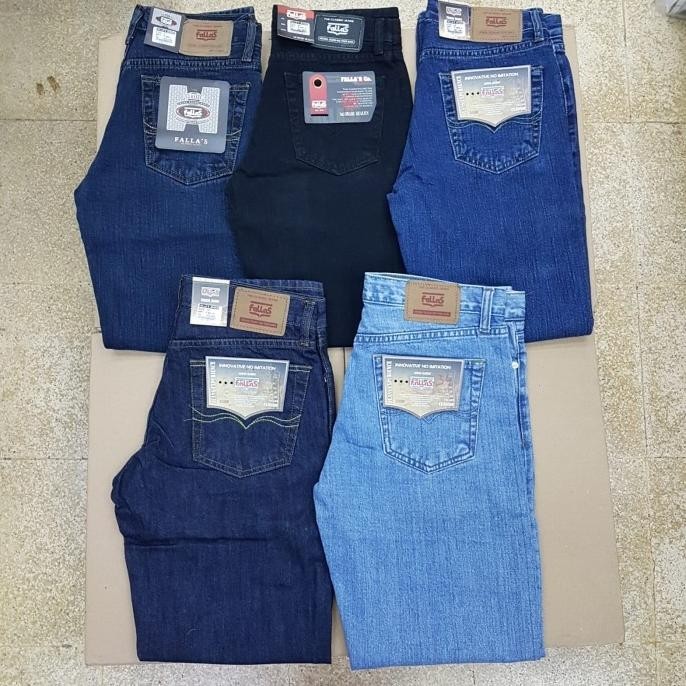 Celana Jeans Panjang Fallas Celana Pria Falla'S Original Jeans Jumbo Berkualitas