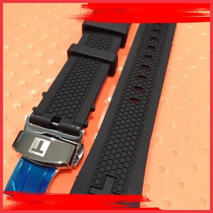 (SUMBE) TALI JAM TANGAN TISSOT RUBBER CURVED 22MM