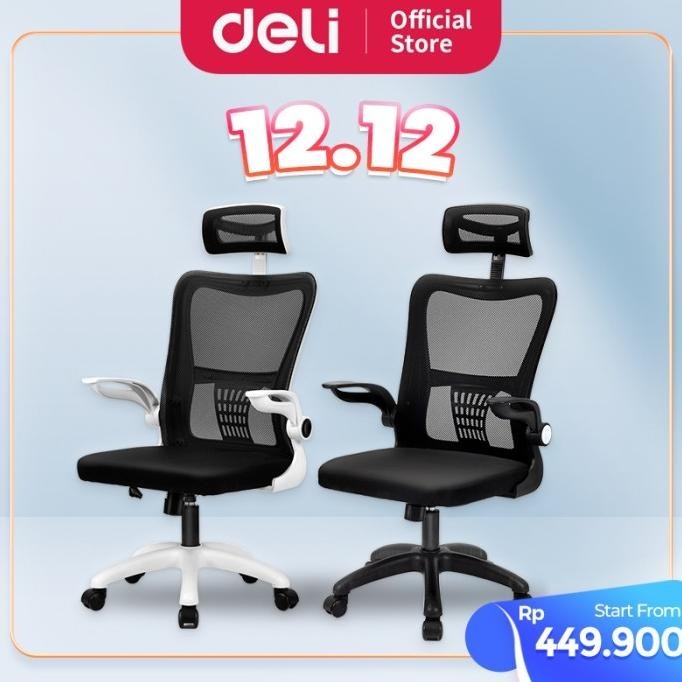 Deli Kursi Kantor / Kursi Kerja Jaring dengan Senderan Kepala E492X