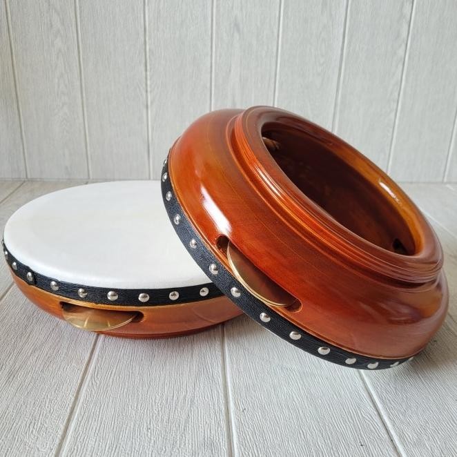 TERBARU ALAT MUSIK REBANA HADROH BESAR JUMBO 30CM KECER POLOS GLOSSY | PETERSTOREZ