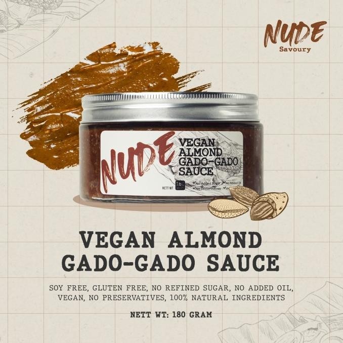

Ready Nude Vegan Gado Gado Almond Sauce 180G | Gluten Free, Soy Free Berkualitas