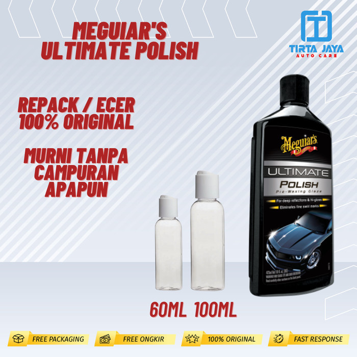 Meguiars Ultimate Polish, Pre-Waxing Glaze, Poles Mobil Motor