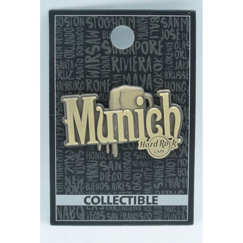 Hard Rock Cafe Munich Destination Name Magnet Original Merchandise Magnet Fridge Kulkas Souvenir