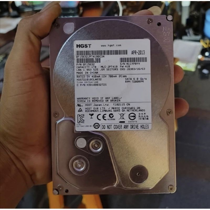HARDISK PC/CCTV HGST 1TB  7200RPM
