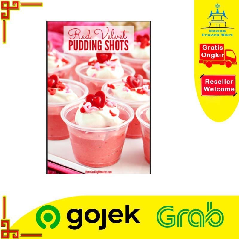 

Pudding Bubuk Susu NUTRIJELL Red Velvet 300 ML