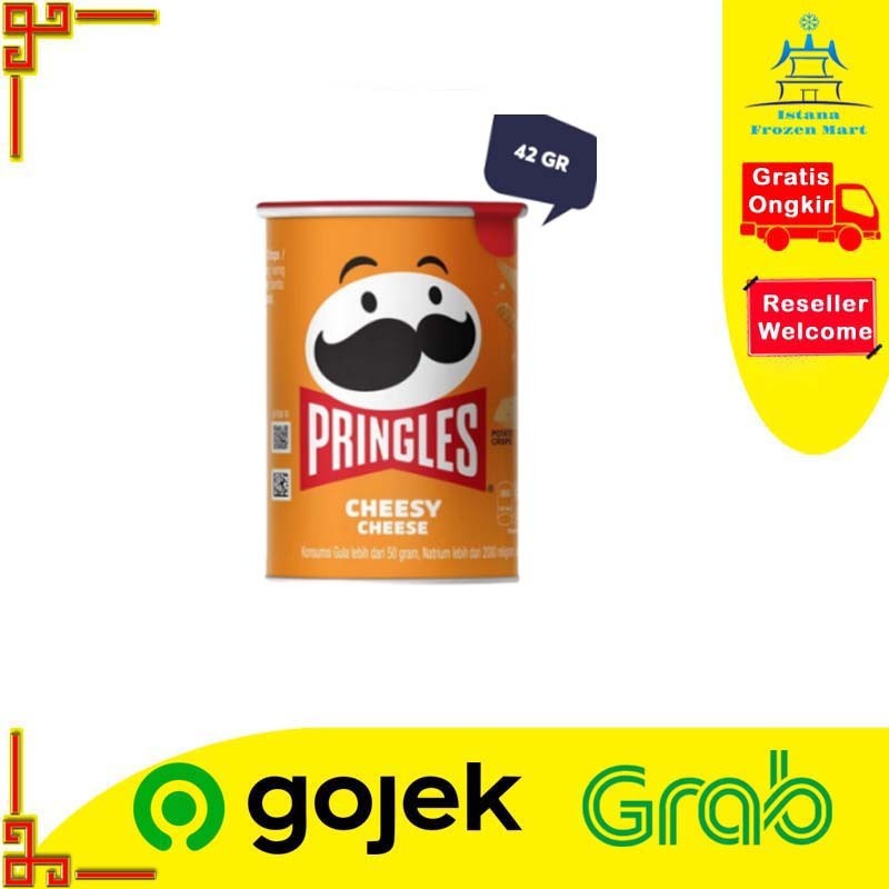 

Kripik Kentang PRINGLES Cheesy Cheese 42 GR