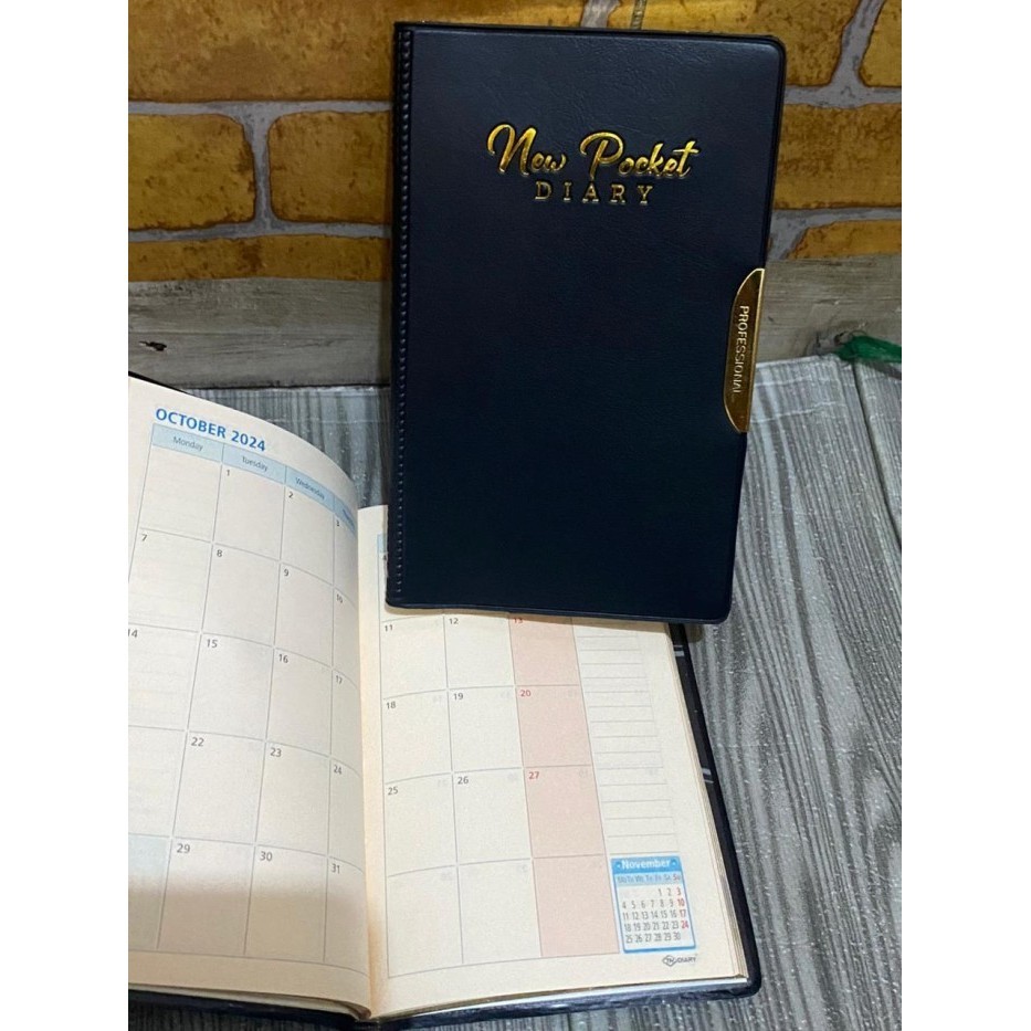 

Jual Agenda New Pocket Diary Tahun 2024/Agenda Saku Pocket Tahun 2024 Bergaransi
