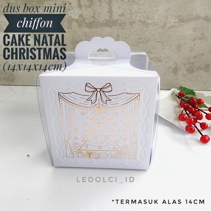

#####] (5 PCS) TB ADORN - BOX + ALAS DUS MINI CAKE KOTAK COOKIES 14 CM