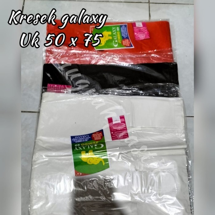 

~~~~~] Kantong Kresek Galaxy uk 50 x 75 / kresek jumbo