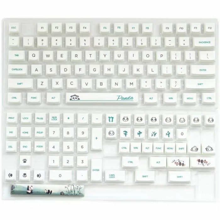 Keycaps Pbt Panda Xda Prodye-Sub