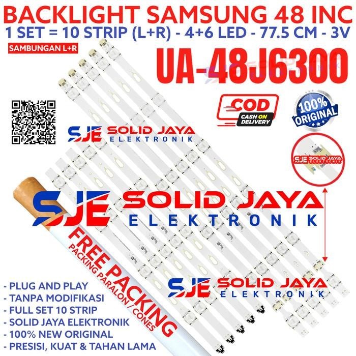 BACKLIGHT LED SAMSUNG 48 UA 48J6300 UA48J6300 UA-48J6300 LAMPU BL 48J