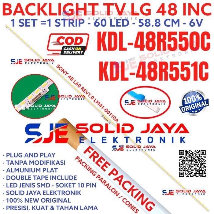 BACKLIGHT SONY 48 KDL 48R550 48R550C KDL48R550C KDL-48R550C LAMPU BL