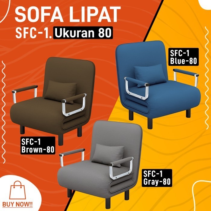 Sofa Lipat Single Sofa Lipat Tidur Bed Kursi Tamu Santai Minimalis
