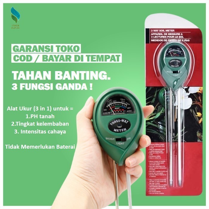 Terlaris Ph Meter Tanah Air Hidroponik Kit Alat Ukur Ph Tanah Air Pengukur A997 SALE