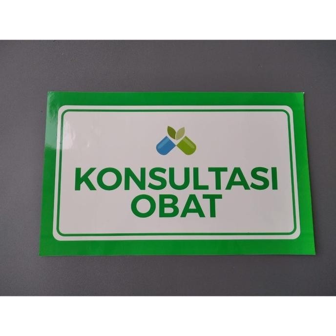 

$$$$] Sticker Konsultasi Obat | Sticker Kesehatan | Klinik - Apotek