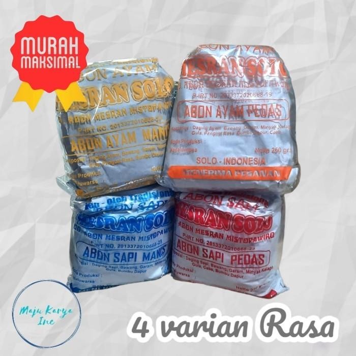 

Abon Mesran Sapi Ayam 250 Gram Asli Solo