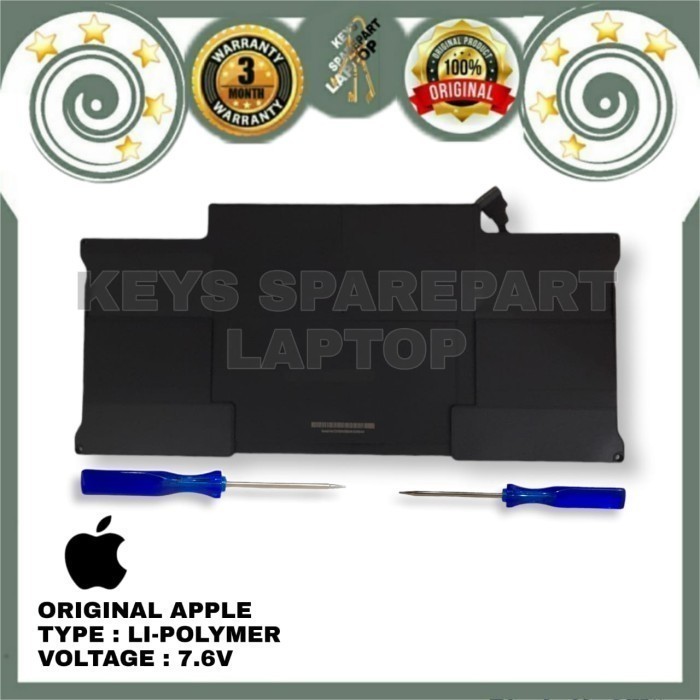 Baterai Battery Apple Mac Macbook Air 13" Inc Early 2015 2014 Original