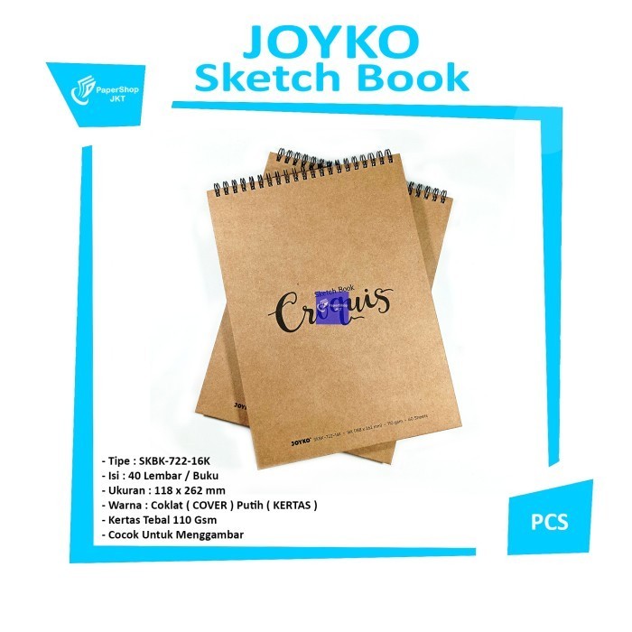 

Hemat Joyko Sketch Book Skbk-722-16K [ Pcs ] Murah