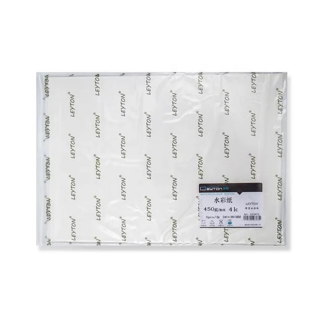 

Sale Leyton Watercolor Paper 450Gsm 100% Cotton 54X38Cm 5 Sheets Promo