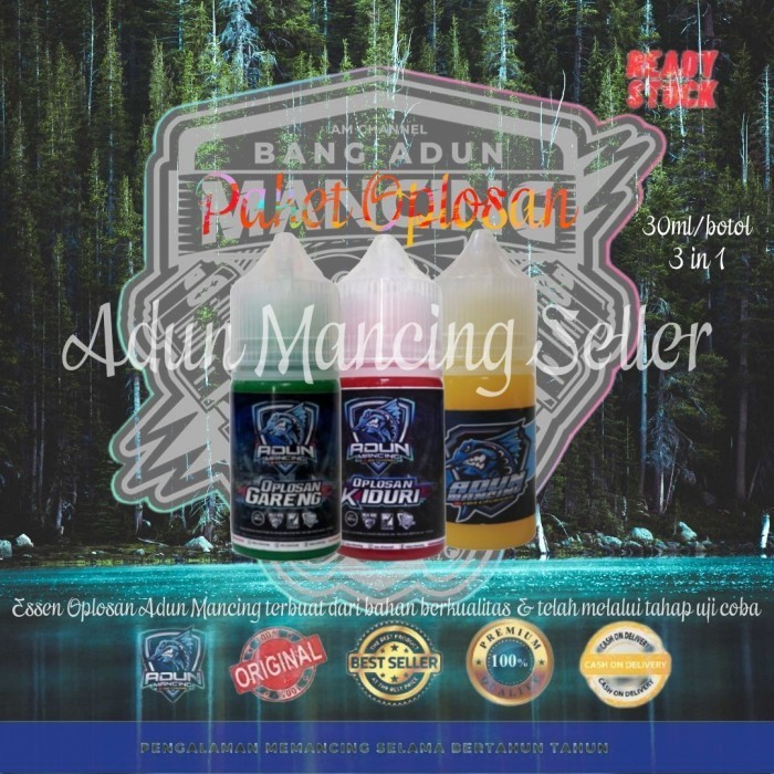 Terbaru Paket Essen Oplosan Kiduri Gareng Semar 30Ml Adun Mancing Promo Terlaris