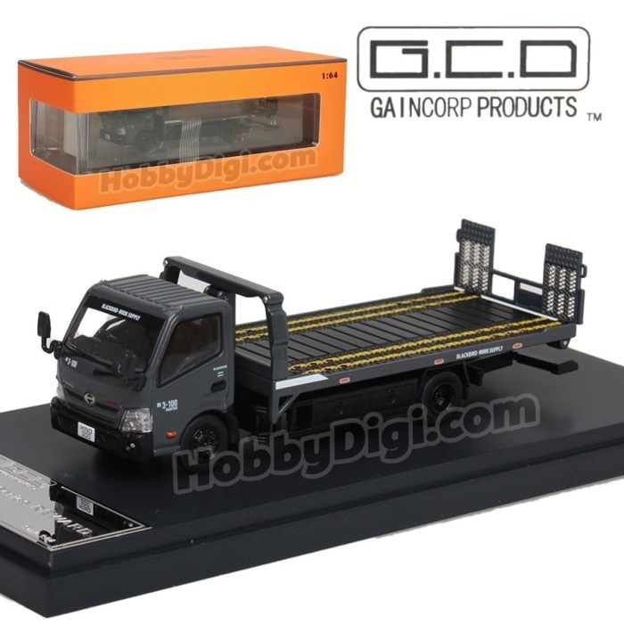 Terbaru Gaincorp Product Gcd 1:64 Hino 300 Tow Truck Dark Grey Rhd Promo Terlaris