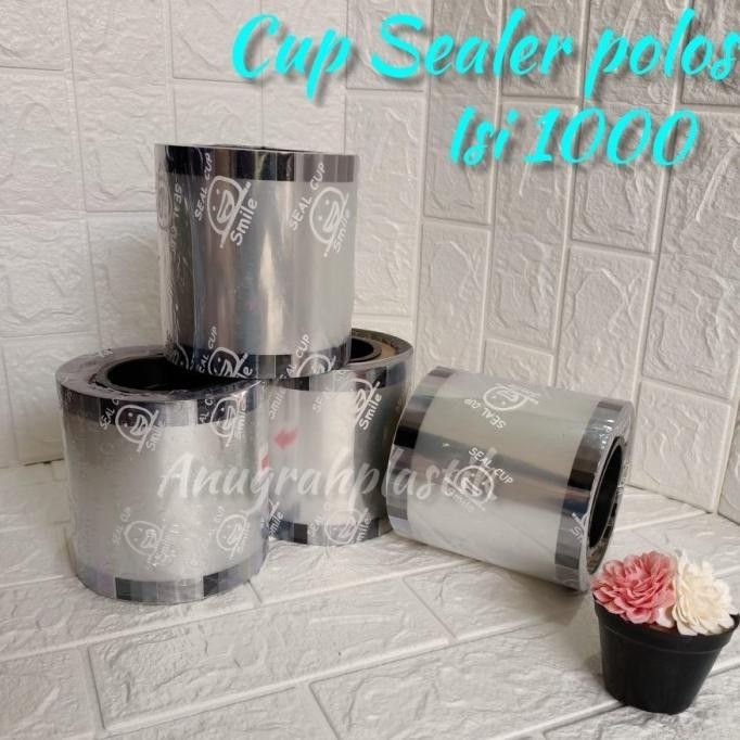 =====] Plastik Lid cup sealer polos / Lid sealer penutup gelas
