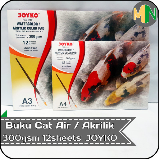 

Mantap Buku Cat Air (Watercolor) / Akrilik (Acrylic Color) Sketch Pad 300Gsm Diskon