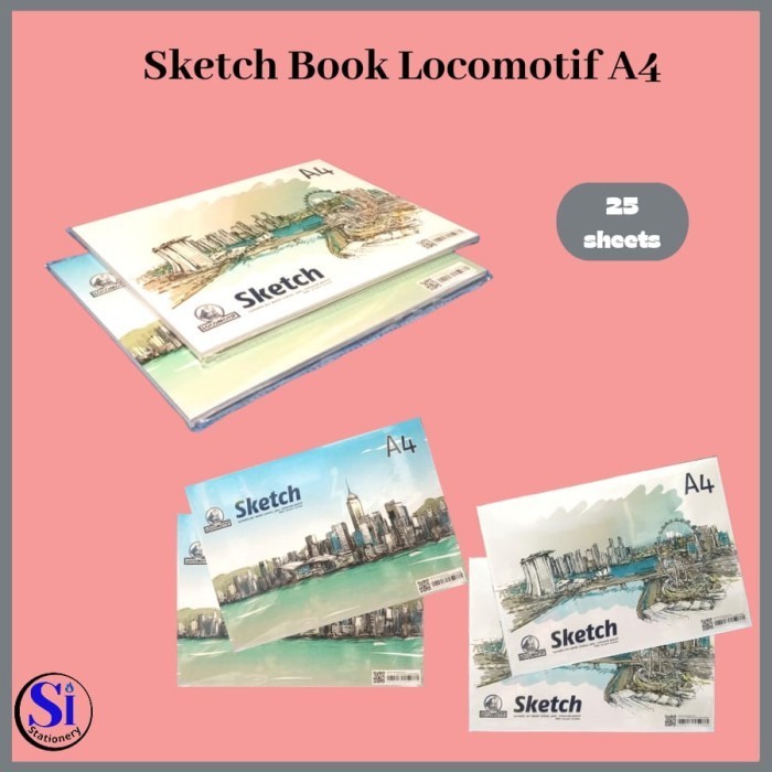 

Hari Ini Sketch Book Locomotif A4/Drawing Sketch Book A4 Isi 25 Sheet Bergaransi