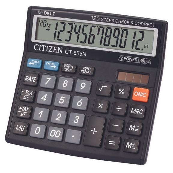 

Terbaru! Kalkulator Citizen CT-555N / CT 555 N / Tax Calculator / Mark Up