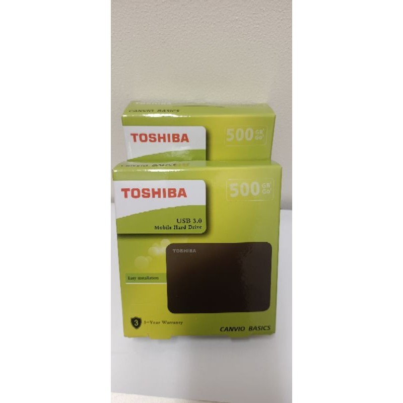 HARDISK EXTERNAL 500 GB TOSHIBA 2,5 INCHI