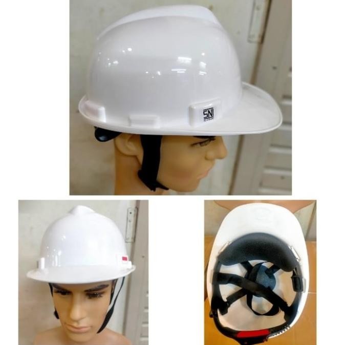 Kekinian - helm proyek Helios SNI inner + tali dagu - Biru