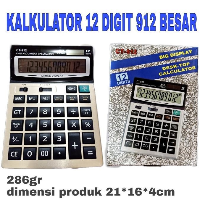 

Best - KALKULATOR 912 BESAR