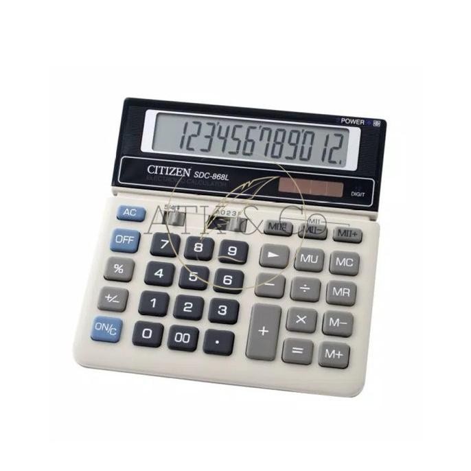 

Big Sale Calculator Pasar Citizen 12 Digit SDC-868L - Kalkulator Citizen 868