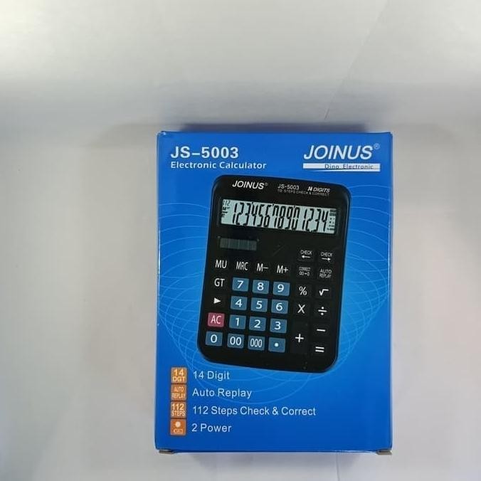 

Big Sale KALKULATOR 14 DIGIT JOINUS JS-5003 !!