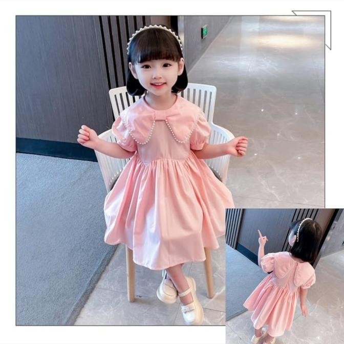New Ashley Pearl Dress | Dress Anak Perempuan | Baju Jalan Anak Original