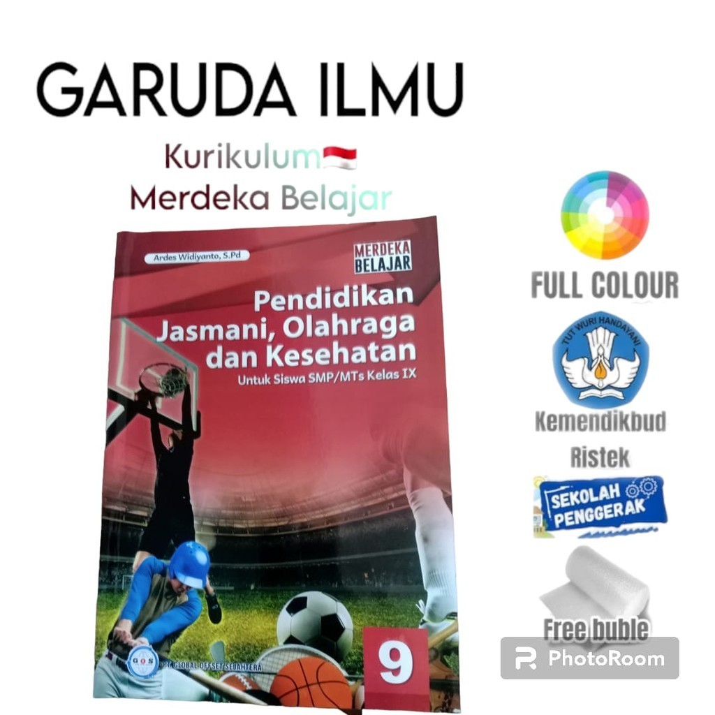 Buku Paket Siswa (PJOK) Pendidikan Jasmani Olaraga Dan Kesehatan SMP / MTS Kelas 9 Kurikulum merdeka