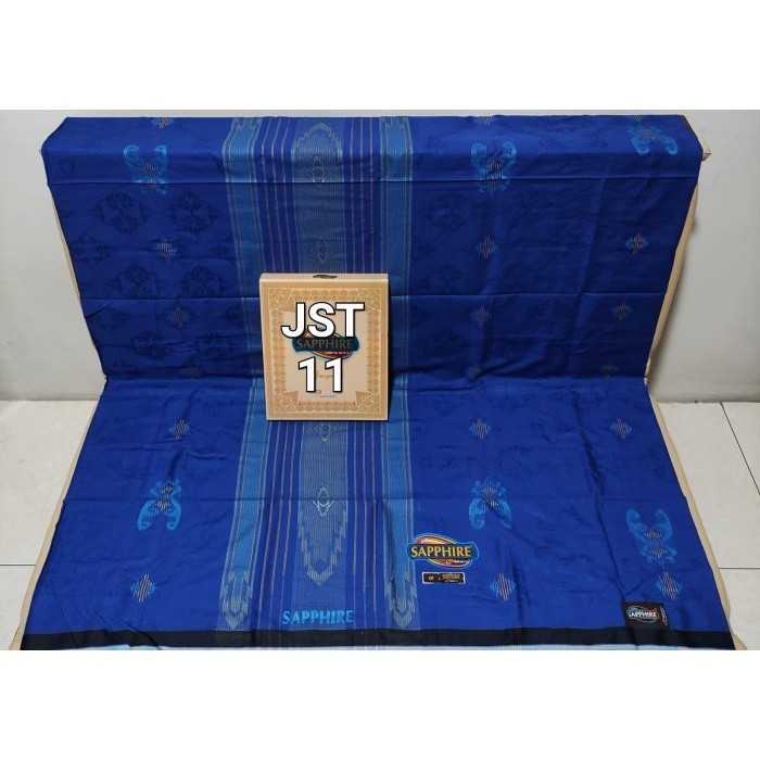 sarung sapphire jacquard & sapphire songket