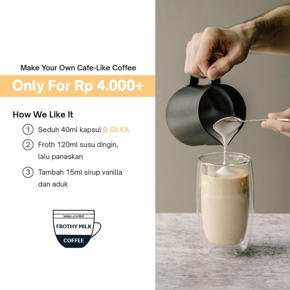 

(PRODUK) B Coffee Co. Cafe Shop Favorites - Kopi Kapsul Nespresso Compatible Coffee Capsule TERLARIS