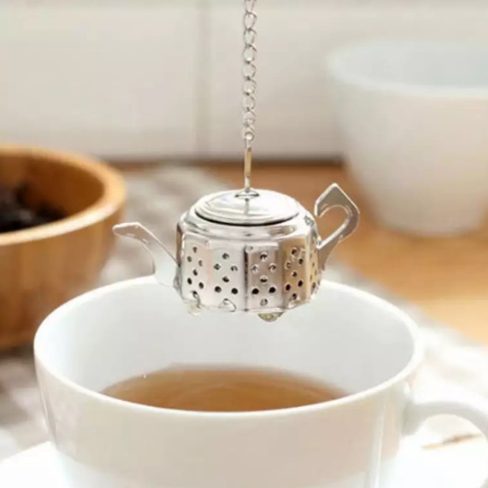 

Classic Mini Tea Pot Stainless Steel Filter Tea Infuser 6 X 2,5 Cm