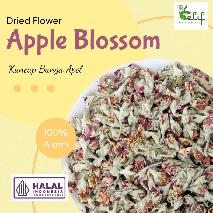 

Apple Blossom Tea : Teh Bunga Apel, Apple Blossom Flower Tea (Premium)