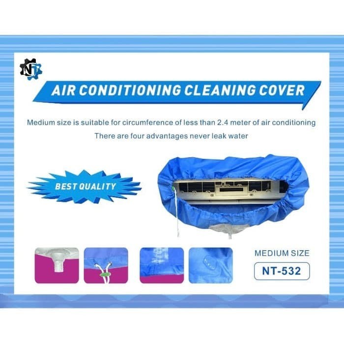 Terbaru Plastik Pelastik Cuci Ac Cleaning Cover 1/2Pk - 1 1/2Pk Promo Terlaris