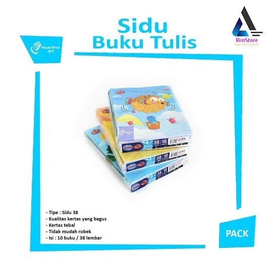 

Lucu Buku Tulis 38 Lembar Sidu - Pack Sale!!!