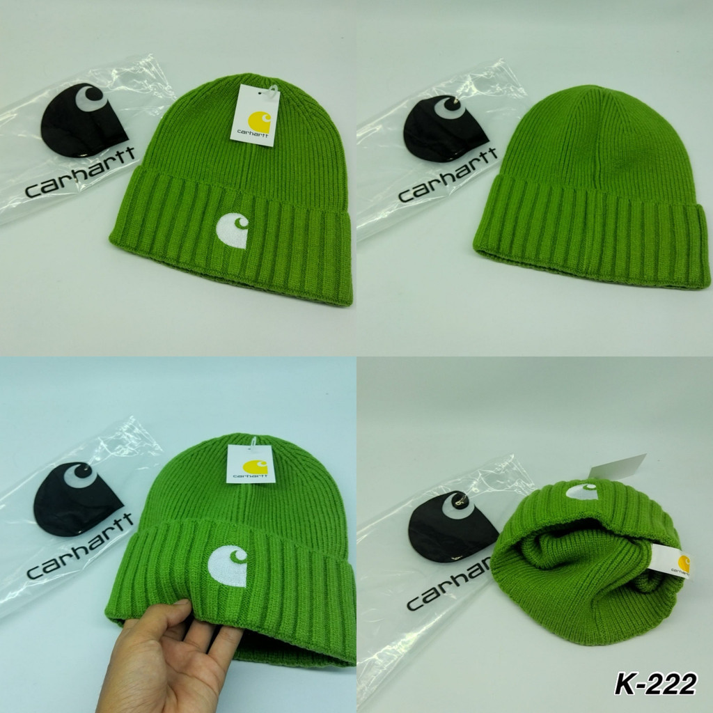 K-222 Topi Kupluk / Short Beanie Carhatt Green