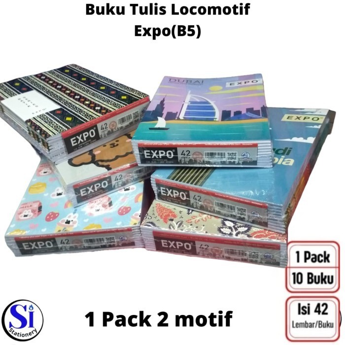 

Menakjubkan Buku Tulis Locomotif Expo B5 42 Lembar 1 Pack Isi 10 Pcs Diskon