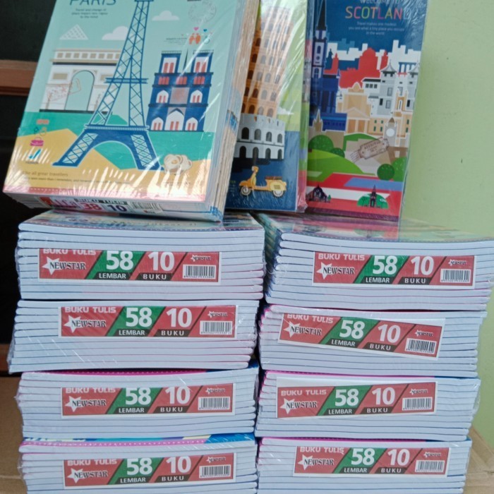 

Terlaris Isi 5 Pcs Buku Tulis Newstar / Buku Tulis Newstar 58 Lembar Murah