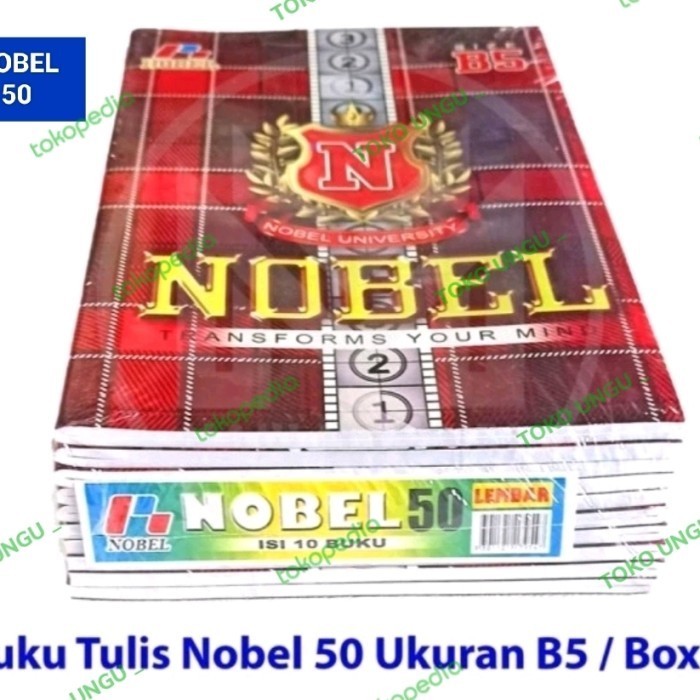 

Mudah Buku Tulis Nobel B5 50 Lembar ( 10 Buku ) Ukuran Boxy Campus Terbatas