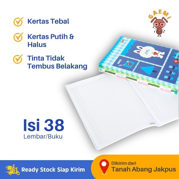 

Buruan Buku Tulis Sidu 38 Lembar 1 Pak Isi 10 Termurah!!! Bergaransi