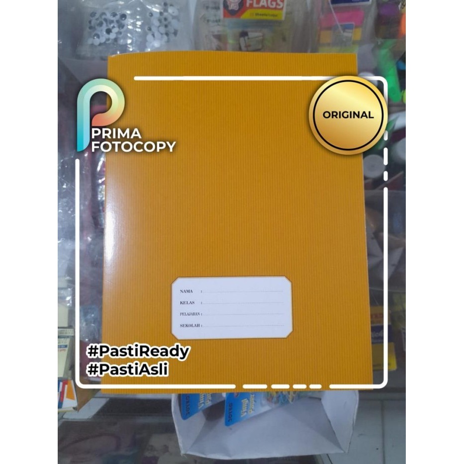 

Gaya Buku Tulis Sampul Coklat 38 Lembar Kwarto 10 Buku Kraft Cover Oakey Promo