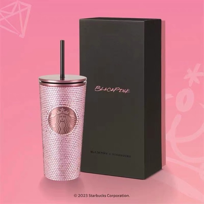 Tumbler Starbucks X Blackpink Lisa Rhinestone New